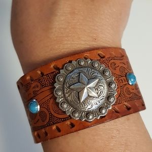 Leather Bracelet Cuff